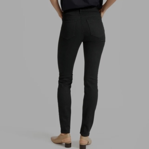 NWT EVERLANE Skinny Mid Rise Black Jeans - Picture 3 of 11